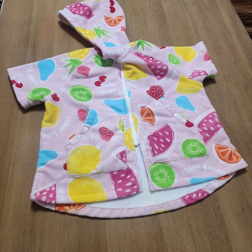 Tommy Bahama Girls 3-6 Swimsuit Cover Up Tropical Fruit Print